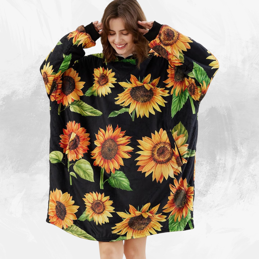 Hugzy™ Sunflower Snuggle Hoodie