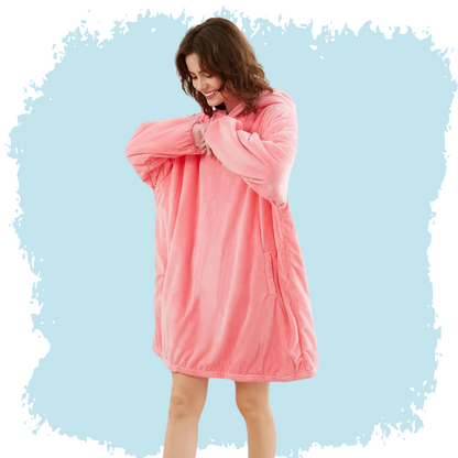 Hugzy™ Pink Snuggle Hoodie